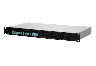 OpDAT fix Patchfeld VIK 12xLC-Duplex OM3 schwarz