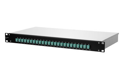 OpDAT fix Patchfeld VIK 24xLC-Duplex OM3 schwarz