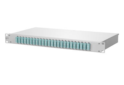 OpDAT fix Patchfeld splice 24xSC-D OM3 grau