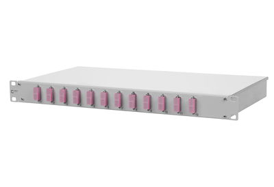 OpDAT fix Patchfeld splice 12xSC-D OM4 grau