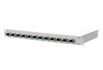 OpDAT fix Patchfeld splice 12xE2000-D APC OS2, 12er Frontplatte