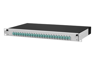 OpDAT slide Patchfeld splice 24xLC-D OM3 grau