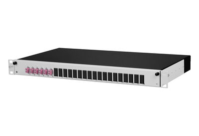 OpDAT slide Patchfeld splice 6xLC-Duplex OM4