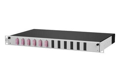 OpDAT slide Patchfeld splice 6xSC-D OM4 grau
