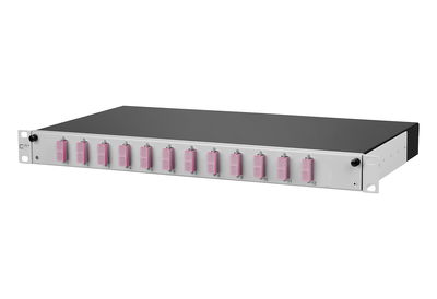 OpDAT slide Patchfeld splice 12xSC-D OM4 grau