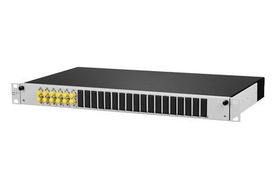 OpDAT slide Patchfeld splice 6xST-Duplex OM4