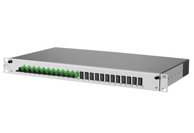 OpDAT slide Patchfeld splice 12xE2000-Simplex APC OS2