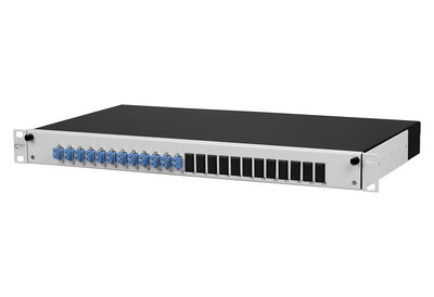OpDAT slide Patchfeld splice 12xLC-Duplex OS2