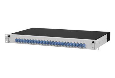 OpDAT slide Patchfeld splice 24xLC-D OS2 grau