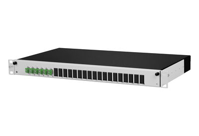 OpDAT slide Patchfeld splice 6xLC-Duplex APC OS2