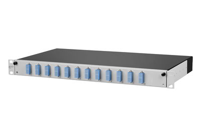 OpDAT slide Patchfeld splice 12xSC-D OS2 grau