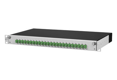 OpDAT slide R Patchfeld splice 24xLC-Duplex APC OS2