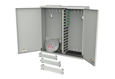 OpDAT Wandverteiler M 6xLC-Q APC OS2 (Keramik, grün)