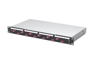 OpDAT fix2 Patchfeld VIK 12xLC-D OM4 schwarz