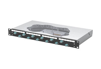 OpDAT fix2 Patchfeld splice 12xLC-D OM3 schwarz