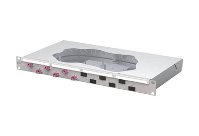 OpDAT fix2 Patchfeld splice6xLC-D OM4 grau