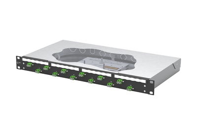 OpDAT fix2 Patchfeld splice 12xLC-D APC OS2 schwarz