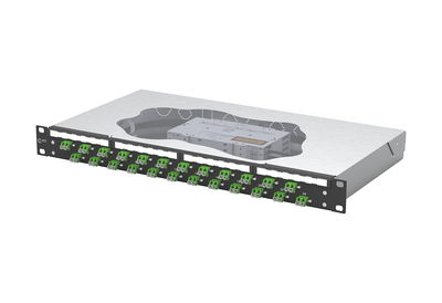 OpDAT fix2 Patchfeld splice 24xLC-D APC OS2 schwarz