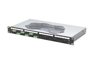 OpDAT fix2 Patchfeld splice 6xSC-D APC OS2 schwarz