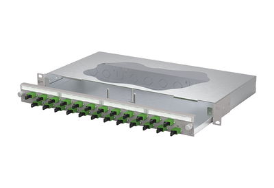 OpDAT slide2 Patchfeld VIK24xE2000-S APC OS2 grau