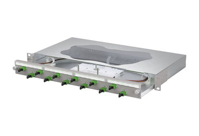 OpDAT slide2 Patchfeld splice12xE2000-S APC OS2 grau