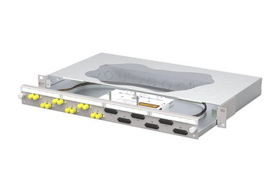 OpDAT slide2 Patchfeld splice 6xST-D OS2 grau