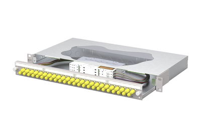 OpDAT slide2 Patchfeld splice 24xST-D OS2 grau