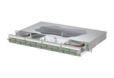 OpDAT slide2 Patchfeld splice12xSC-D APC OS2 grau