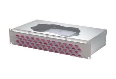 OpDAT fix2 Patchfeld splice48xLC-D OM4 grau
