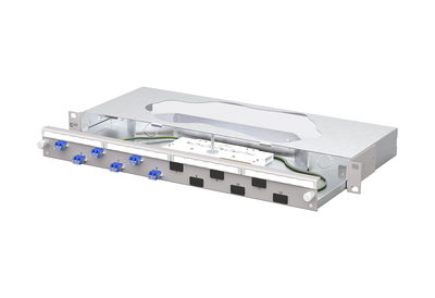 OpDAT slide2 K Patchfeld splice 6xLC-D OS2 grau