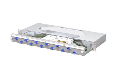 OpDAT slide2 K Patchfeld splice 12xLC-D OS2 grau