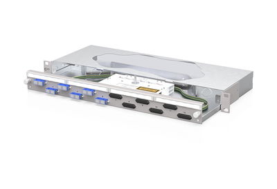OpDAT slide2 K Patchfeld splice 6xSC-D OS2 grau