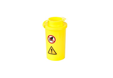 Behälter für Faser-Reste 100 ml, gelb