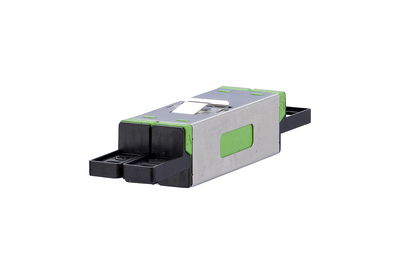 OpDAT Kupplung E2000-Duplex APC OS2 mit Snap-In Befestigung