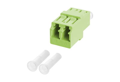 OpDAT Kupplung LC-Duplex OM5 mit Snap-In Befestigung