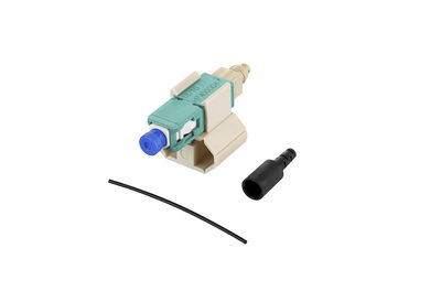 OpDAT FASTTM Hybrid Steckerbausatz SC PC OM3/OM4 10 Stück für Adern