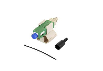 OpDAT FASTTM Hybrid Steckerbausatz SC APC OS2 10 Stück für Adern
