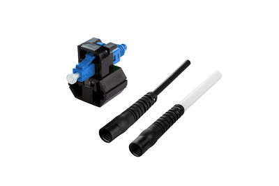 OpDAT FASTTM Hybrid Steckerbausatz LC UPC OS2 10 Stück für Kabel