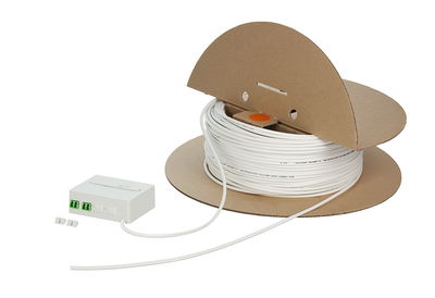 OpDAT VADT splice 4xLC APC OS2, 20,0 m, Kabel Ø2,3mm