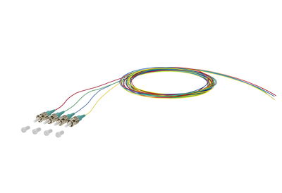 OpDAT Pigtail ST-PC, OM3, 4 Farben