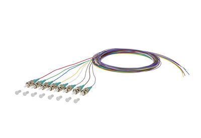 OpDAT Pigtail ST-PC, OM3, 8 Farben
