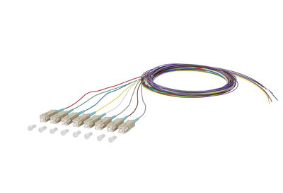 OpDAT Pigtail SC-PC, OM3, 8 Farben