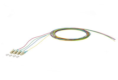 OpDAT Pigtail LC-PC, OM3, 4 Farben