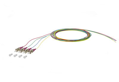 OpDAT Pigtail ST-PC, OM4, 4 Farben