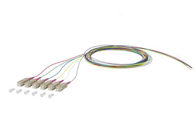 OpDAT Pigtail SC-PC, OM4, 6 Farben