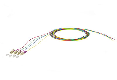 OpDAT Pigtail LC-PC, OM4, 4 Farben