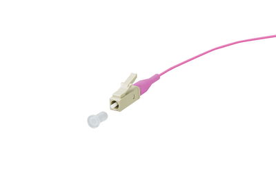 OpDAT Pigtail LC-PC, OM4, violett