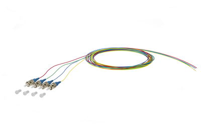 OpDAT Pigtail ST-UPC, OS2, 4 Farben