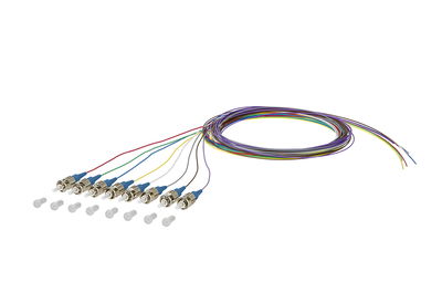 OpDAT Pigtail ST-UPC, OS2, 8 Farben