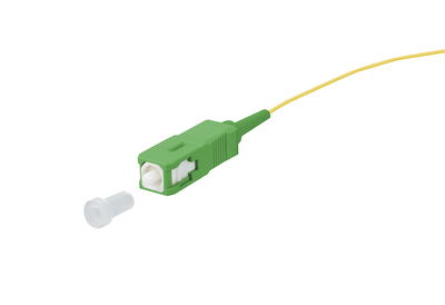 OpDAT Pigtail SC-APC, OS2, gelb